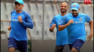 Indian cricketers undergoing genetic fitness test