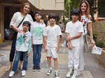 Sussanne Khan with sons Hridhaan Roshan and Hrehaan Roshan