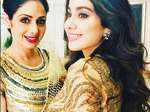 Sridevi with daughter Janhvi