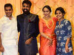 Parvathy Menon and Shaan with Hibi Eden and Anna Linda