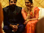 RJ Shaan and actress Parvathy Menon's wedding reception