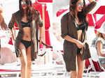Priyanka Chopra wearing bikini