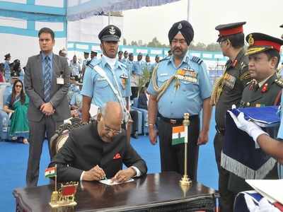 Kovind awards President’s standards to two units of Indian Air Force at Adampur