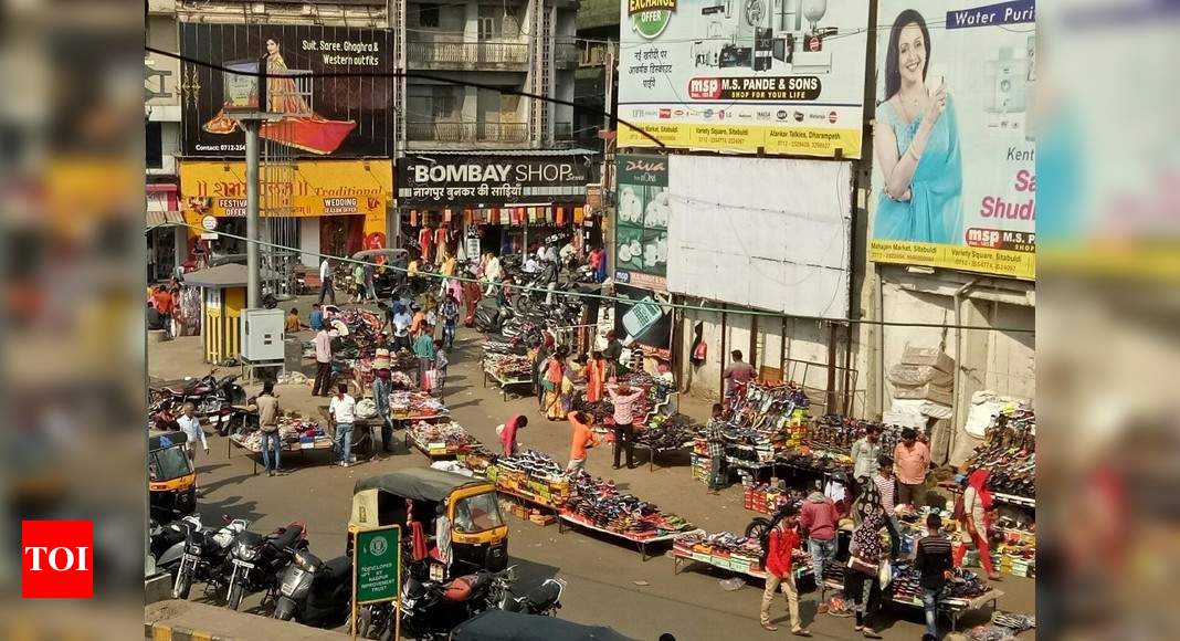 Hawkers Menace At Variety Square Sitabuldi Times Of India