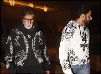 Amitabh Bachchan just wore a sweatshirt better than his son, here's proof