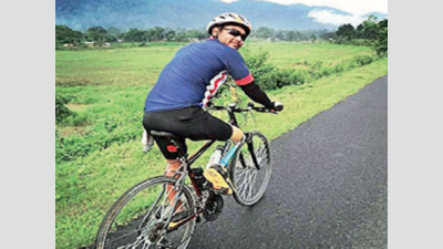32 cities on Assam paracyclist's campaign trail