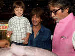 AbRam, Shah Rukh Khan and Amitabh Bachchan