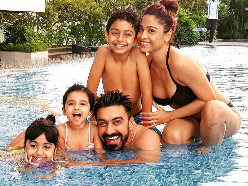 PIC: Ashish Chowdry chills with family after wrapping up Dev - Times of  India