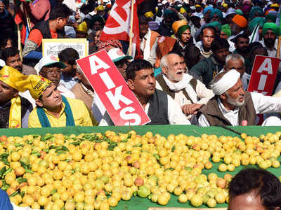 Agrarian crisis: Farmers’ protest continues for 2nd day