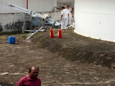 Navy's surveillance aircraft crashes in Kochi