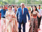 Sridevi, Boney Kapoor and Janhvi at IFFI