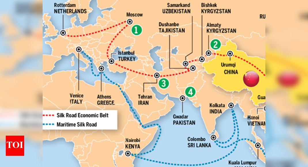 Infographic: What is the one belt-one road project? - Times of India