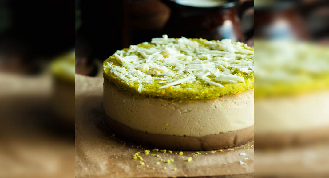 Pistachio and Coffee Cake Recipe: How to Make Pistachio and Coffee Cake Recipe | Homemade Pistachio 