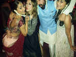 Hazel Keech, Aashish Chaudhary with friends