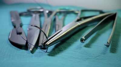 Professor gulps blade, gets it surgically removed