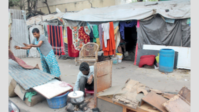 Displaced Ejipura residents will have to wait another yr for promised homes