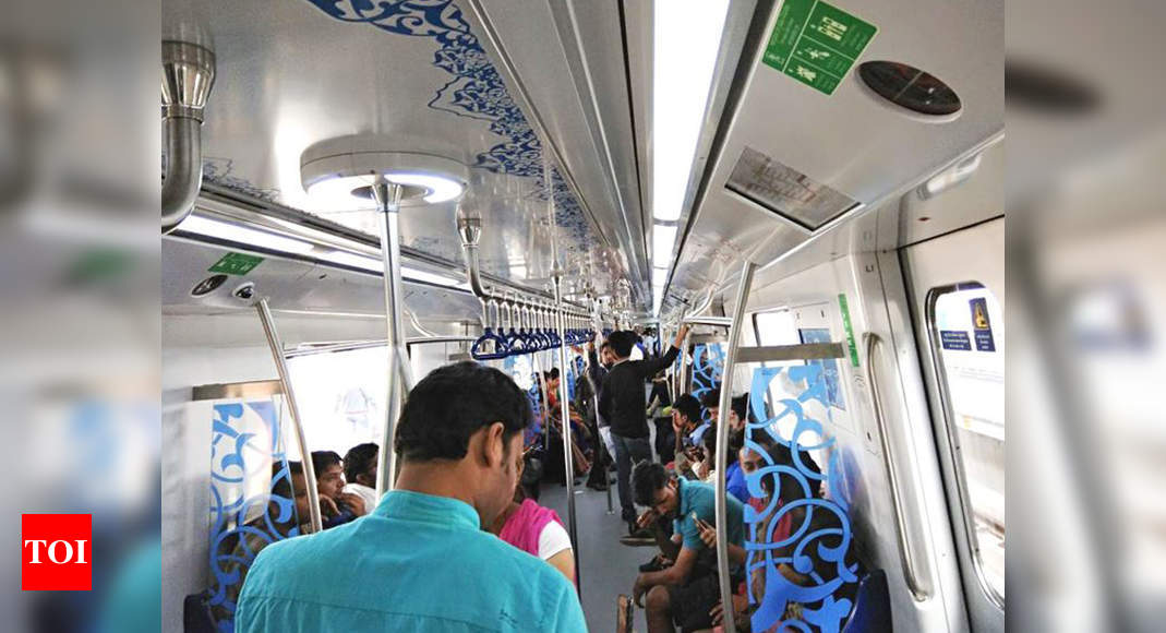 Hyderabad Metro Rail Opens To Public Passengers Elated Hyderabad News Times Of India