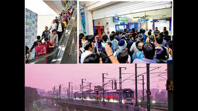 Metro mania grips Hyderabad