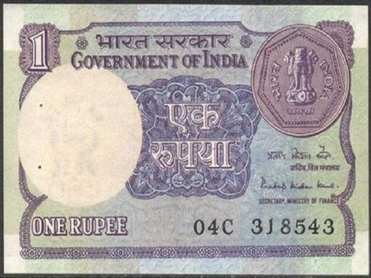 Great Historic Banknotes India 1 Rupee 1969 P 66 UNC Prefix B/86