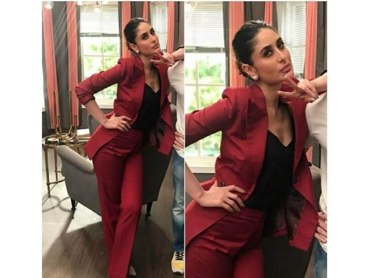 kareena kapoor in red suit