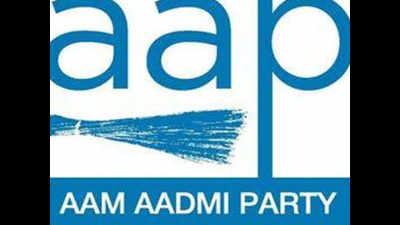 AAP workers protest against Manish Sisodia