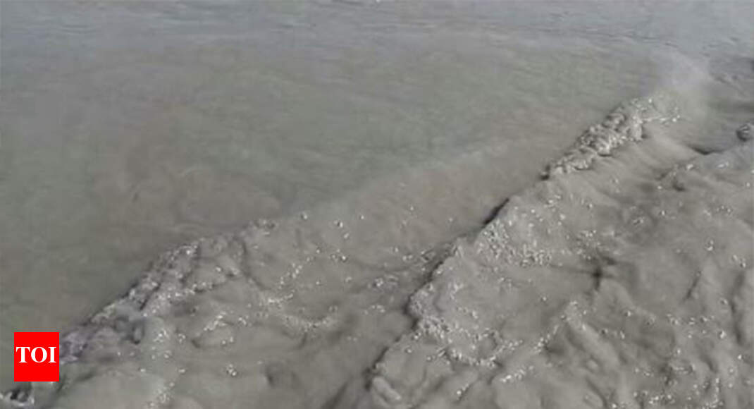 Dark waters of the Siang in Arunachal Pradesh High turbidity turning