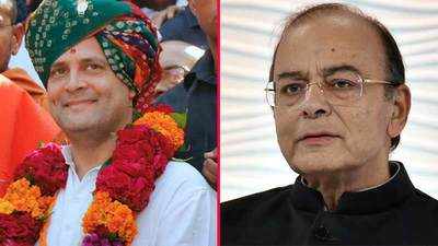 Jaitley takes a dig at Rahul, says he is trying to mimic BJP's ideology