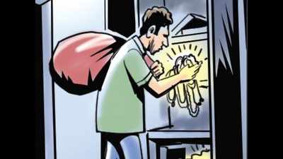 Thieves walk in as guards, loot jewellery store in Rohini
