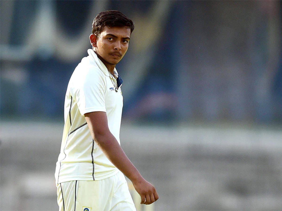 U 19 World Cup Prithvi Shaw To Lead India In 18 U 19 World Cup Cricket News Times Of India