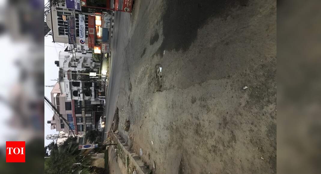 Condition of road No11 and RD No 10 Banjara Hills Times of India