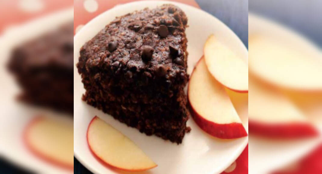 Chocolate Baked Oats with Chocolate Chips Recipe: How to Make Chocolate Baked Oats with Chocolate Ch