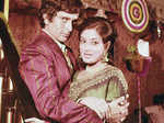 Shashi Kapoor and Moushumi Chatterjee