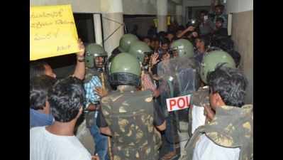 22 students arrested for OU violence, police ups security