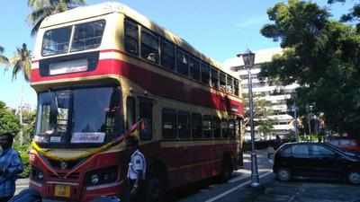 Double-decker service for techies