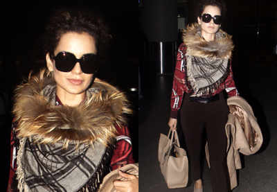 Kangana Ranaut proves she’s her only competition when it comes to airport fashion