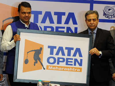 Maharashtra CM launches logo for Tata Open