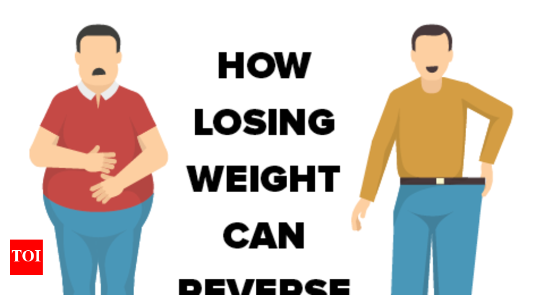 Infographic Losing weight can reverse diabetes Study Times of India