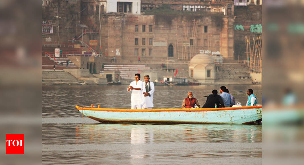 Pawan Kalyan shoots in Varanasi | Events Movie News - Times of India