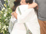 Soni Razdan and Sanjana Kapoor at prayer meet