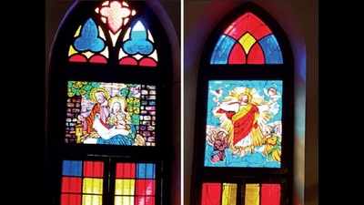 Stained glass paintings to mark 225 years of church