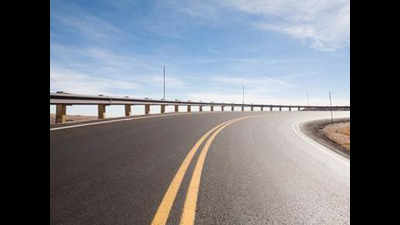 New road laid near Zirakpur bus station