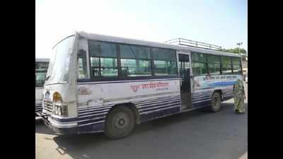 UPSRTC bus drivers jam road after taxi operators thrash conductor