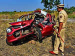 4 killed in road accident as car rammed into truck