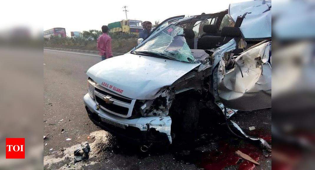 Five killed, four injured in 2 accidents | Rajkot News - Times of India