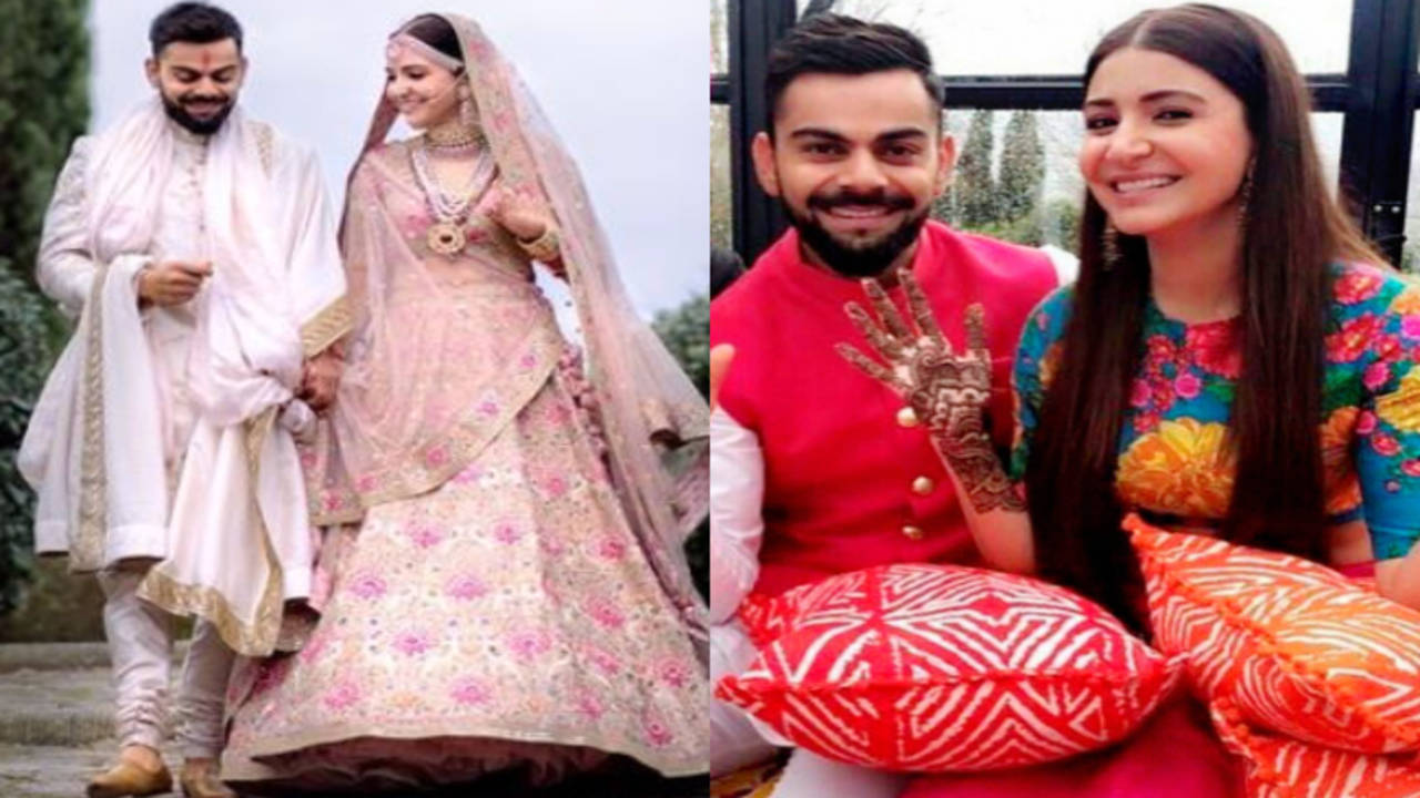 Anushka Sharma and Virat Kohli in traditional outfits for Maxwell's wedding!  | Fashionworldhub