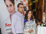 Shobhaa De with Milind Deora