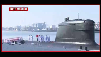 PM Modi commissions INS Kalvari into Indian Navy