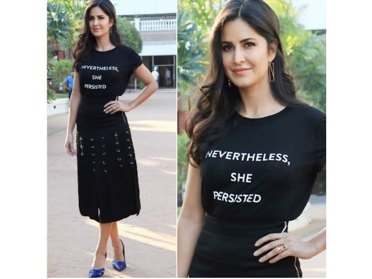 Monotone loving Katrina Kaif has given us a whole new chic way to