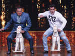 Salman Khan and Mithun Chakraborty