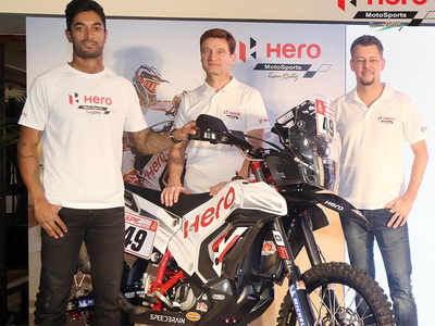Santosh, Rodrigues in Hero MotoSports team for Dakar 2018